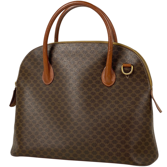 Celine Macadam pattern handbag coted canvas brown - Picture 1 of 6